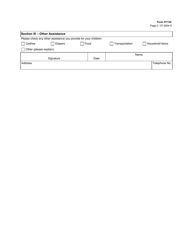 Form H1136 Child Support Verification - Texas, Page 2