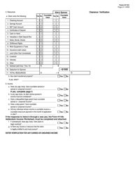 Form H1101 TANF Worksheet - Texas, Page 2
