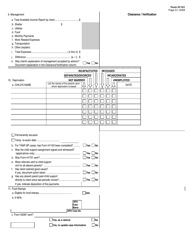 Form H1101 TANF Worksheet - Texas, Page 5