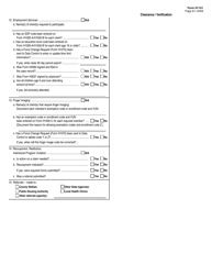 Form H1101 TANF Worksheet - Texas, Page 6