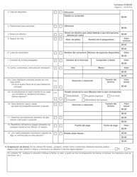 Formulario H1200-AS Recertificacion De La Ayuda Exclusivamente Para Atencion Medica (Mao) - Texas (Spanish), Page 2