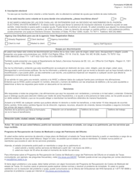 Formulario H1200-AS Recertificacion De La Ayuda Exclusivamente Para Atencion Medica (Mao) - Texas (Spanish), Page 4