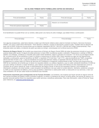 Formulario H1200-AS Recertificacion De La Ayuda Exclusivamente Para Atencion Medica (Mao) - Texas (Spanish), Page 5