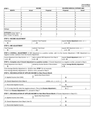Form H1202-A Mao Worksheet - Income Changes - Texas, Page 2