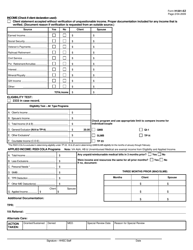 Form H1201-EZ Medicaid Eligibility Client Declaration Worksheet - Texas, Page 2