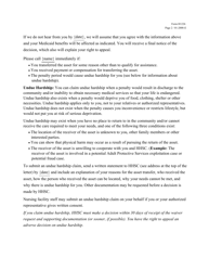 Form H1226 Transfer of Assets/Undue Hardship Notification - Texas, Page 2