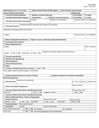 Form H1246 Medicaid Eligibility Interview Guide - Texas, Page 4