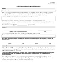 Form H1263-B Certification of No Medical Contraindication - Dental - Texas, Page 2