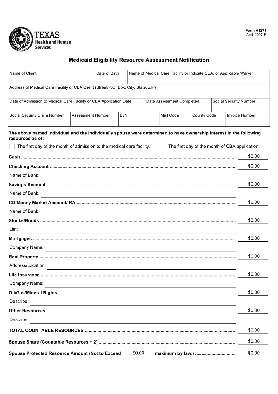 form-h1274-download-fillable-pdf-or-fill-online-medicaid-eligibility