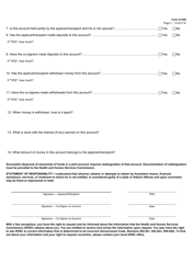 Form H1299 Request for Joint Bank Account Information - Texas, Page 2