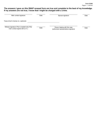 Form H1840 Snap Food Benefits Renewal Form - Texas, Page 6