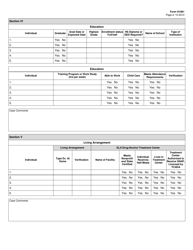 Form H1901 Tiers Data Collection Worksheet - Texas, Page 2