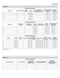 Form H1901 Tiers Data Collection Worksheet - Texas, Page 3