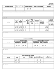 Form H1901 Tiers Data Collection Worksheet - Texas, Page 4