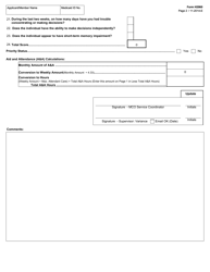 Form H2060 Needs Assessment Questionnaire and Task/Hour Guide - Texas, Page 2