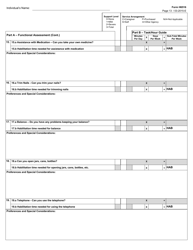 Form H6516 Community First Choice Assessment - Texas, Page 13