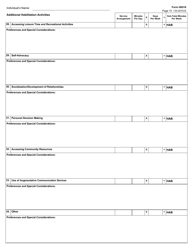 Form H6516 Community First Choice Assessment - Texas, Page 15