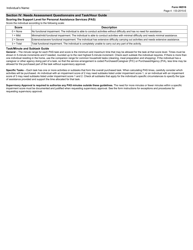 Form H6516 Community First Choice Assessment - Texas, Page 4