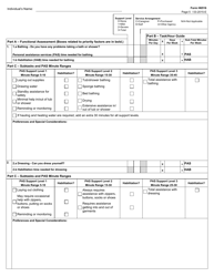 Form H6516 Community First Choice Assessment - Texas, Page 5