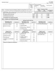 Form H6516 Community First Choice Assessment - Texas, Page 7