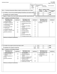 Form H6516 Community First Choice Assessment - Texas, Page 8