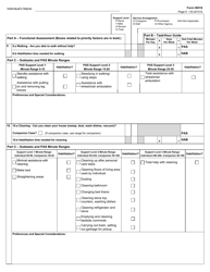 Form H6516 Community First Choice Assessment - Texas, Page 9