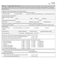 Form 3207 Chemical Dependency Treatment Facility Licensure Application - Texas, Page 2