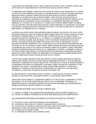 Poder Notarial Medico Designacion De Un Apoderado Para Asuntos Medicos - Texas (Spanish), Page 3
