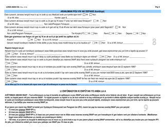 Form LDSS-4826 Supplemental Nutrition Assistance Program (Snap) Application/Recertification - New York (Haitian Creole), Page 6