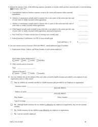 Form NWA-1 Affidavit of Net Worth - New York, Page 3