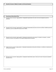 Form M-13D The Consumer Directed Personal Assistance Program Application - New York City, Page 2