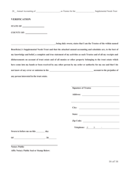 Form SNT-12 Supplemental Needs Trust Accounting - New York City, Page 16