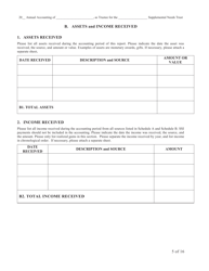 Form SNT-12 Supplemental Needs Trust Accounting - New York City, Page 5