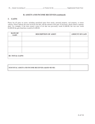 Form SNT-12 Supplemental Needs Trust Accounting - New York City, Page 6