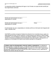 Formulario DSS-7P Acuerdo Para El Participante Del Programa Cityfheps - New York City (Spanish), Page 4