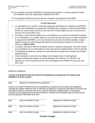 Form DSS-7P Cityfheps Program Participant Agreement - New York City (French), Page 3