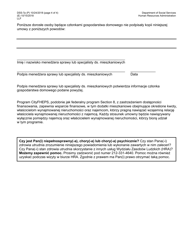 Form DSS-7P Cityfheps Program Participant Agreement - New York City (Polish), Page 4