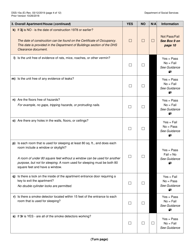 Form DSS-10A Apartment Review Checklist (To Be Completed by City or Provider Staff) - New York City, Page 4