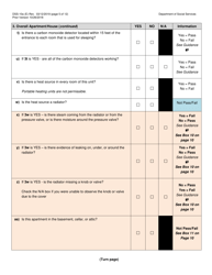 Form DSS-10A Apartment Review Checklist (To Be Completed by City or Provider Staff) - New York City, Page 5