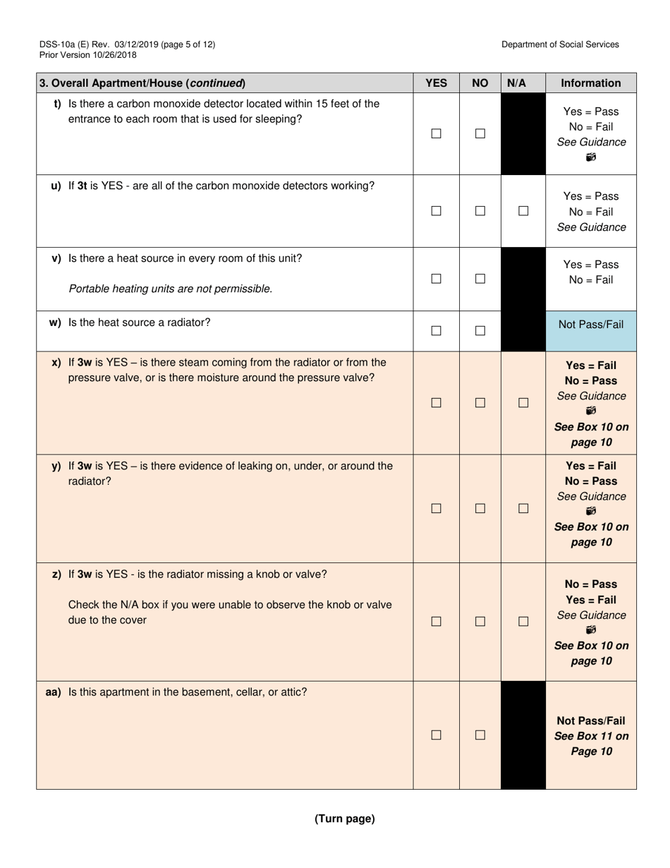 Form DSS-10A - Fill Out, Sign Online and Download Printable PDF, New ...