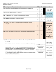 Form DSS-10A Apartment Review Checklist (To Be Completed by City or Provider Staff) - New York City, Page 6