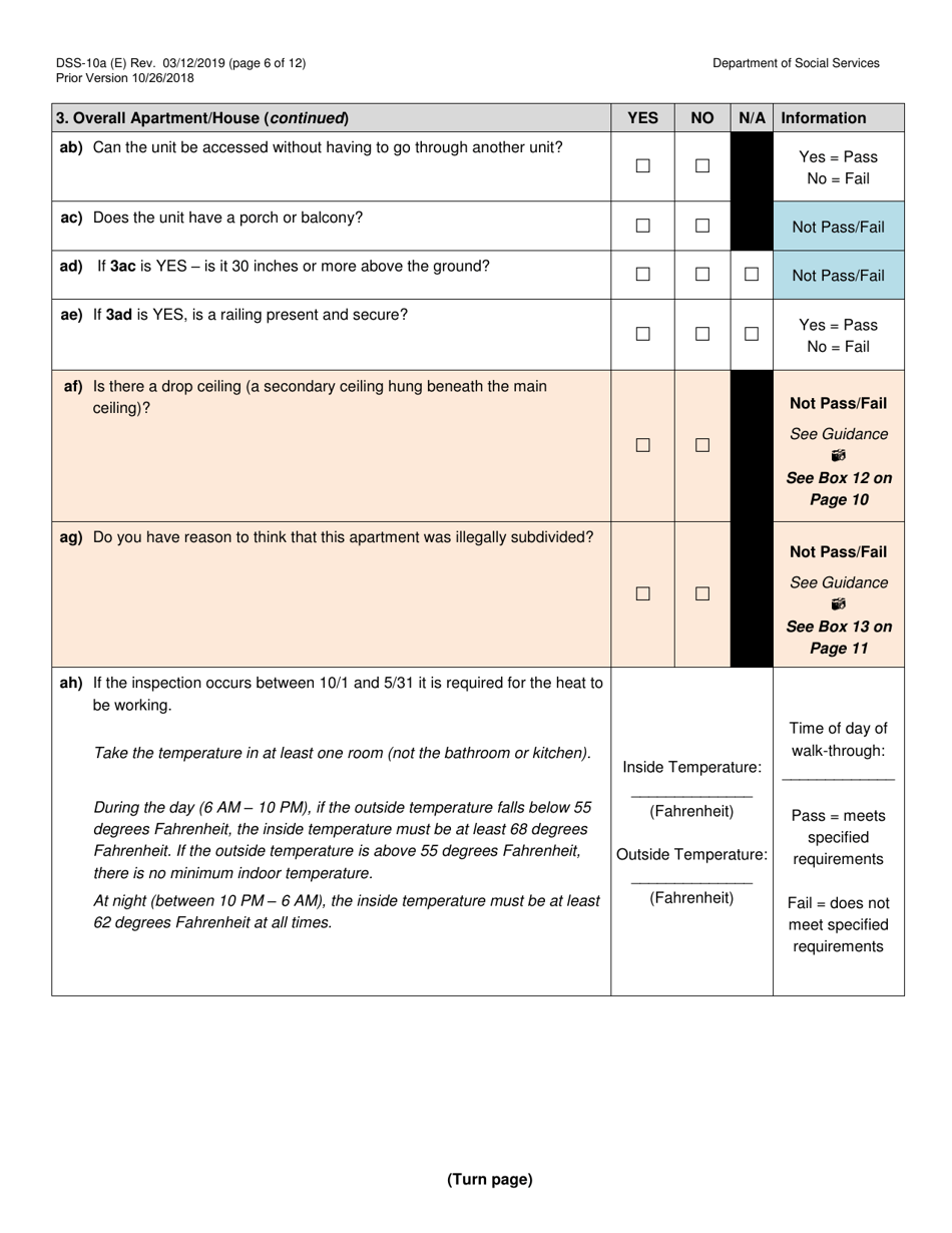 Form DSS-10A - Fill Out, Sign Online and Download Printable PDF, New ...