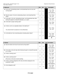 Form DSS-10A Apartment Review Checklist (To Be Completed by City or Provider Staff) - New York City, Page 7