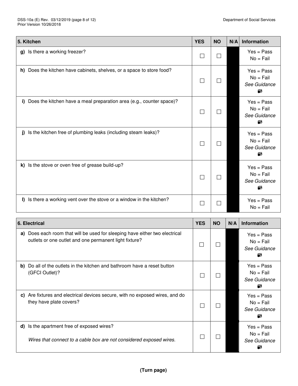 Form DSS10A Fill Out, Sign Online and Download Printable PDF, New