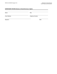 Form DSS-8H Cityfheps Packet Cover Sheet - Shelter - New York City, Page 2