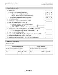 Form DSS-7Q Application for Cityfheps (Apartments and Single Room Occupancy Units) - New York City, Page 2