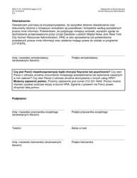 Form DSS-7O Application for Cityfheps (Rooms Only) - New York City (Polish), Page 3