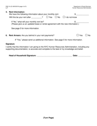 Form DSS-7E Cityfheps Renewal Request - New York City, Page 4