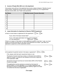 Form HRA-146A Family Homelessness &amp; Eviction Prevention Supplement a and B (Fheps a and B) Application - New York City, Page 4