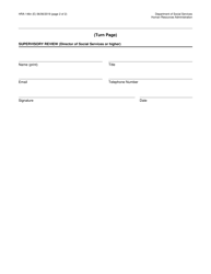 Form HRA-146N Fheps B Demographic Sheet - New York City, Page 2